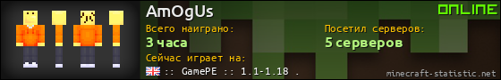 Юзербар 560x90 для AmOgUs