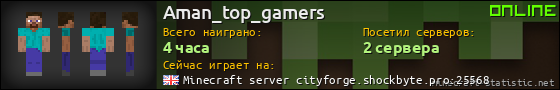 Юзербар 560x90 для Aman_top_gamers