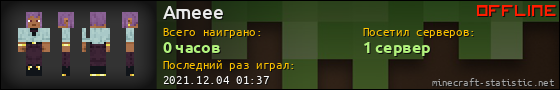 Юзербар 560x90 для Ameee