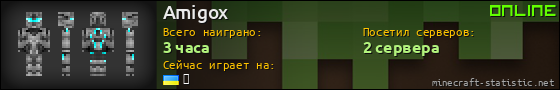 Юзербар 560x90 для Amigox