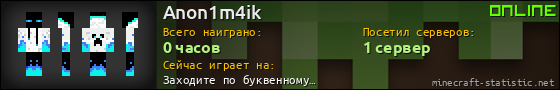 Юзербар 560x90 для Anon1m4ik
