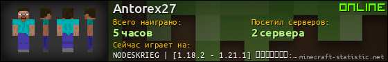 Юзербар 560x90 для Antorex27