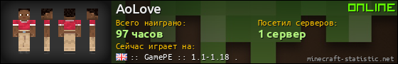 Юзербар 560x90 для AoLove