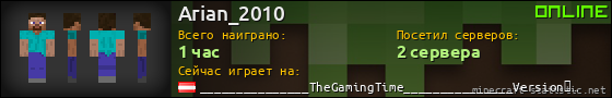 Юзербар 560x90 для Arian_2010