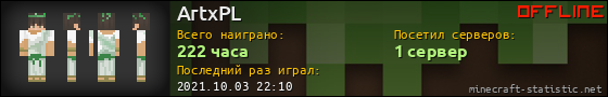 Юзербар 560x90 для ArtxPL