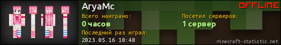 Юзербар 560x90 для AryaMc