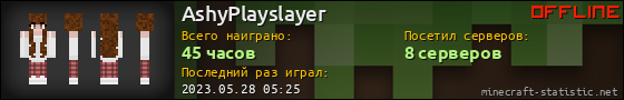 Юзербар 560x90 для AshyPlayslayer