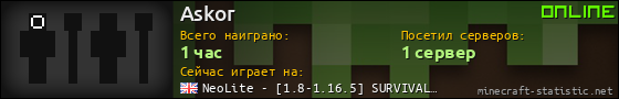 Юзербар 560x90 для Askor