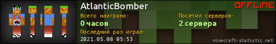 Юзербар 560x90 для AtlanticBomber