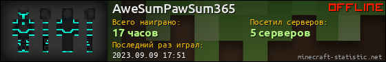 Юзербар 560x90 для AweSumPawSum365