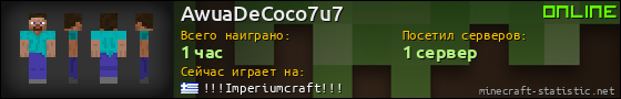 Юзербар 560x90 для AwuaDeCoco7u7