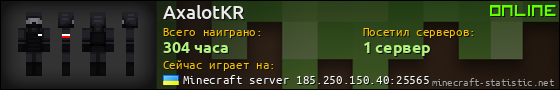 Юзербар 560x90 для AxalotKR