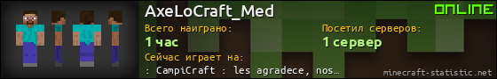 Юзербар 560x90 для AxeLoCraft_Med