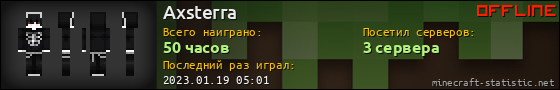 Юзербар 560x90 для Axsterra