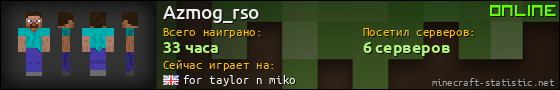 Юзербар 560x90 для Azmog_rso