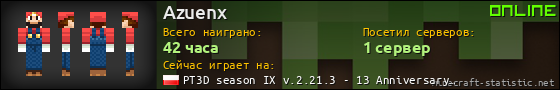 Юзербар 560x90 для Azuenx