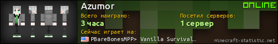 Юзербар 560x90 для Azumor