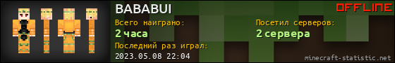 Юзербар 560x90 для BABABUI