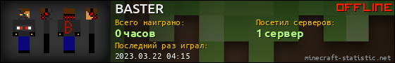 Юзербар 560x90 для BASTER