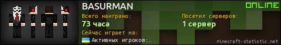 Юзербар 560x90 для BASURMAN