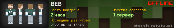 Юзербар 560x90 для BEB
