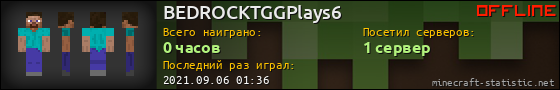 Юзербар 560x90 для BEDROCKTGGPlays6