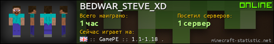 Юзербар 560x90 для BEDWAR_STEVE_XD