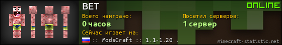 Юзербар 560x90 для BET