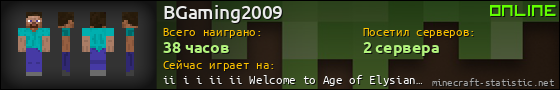 Юзербар 560x90 для BGaming2009