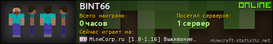 Юзербар 560x90 для BINT66