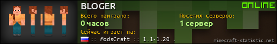 Юзербар 560x90 для BLOGER