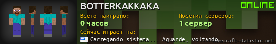 Юзербар 560x90 для BOTTERKAKKAKA