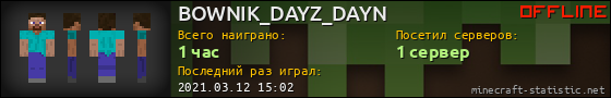 Юзербар 560x90 для BOWNIK_DAYZ_DAYN