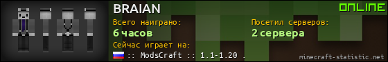 Юзербар 560x90 для BRAIAN
