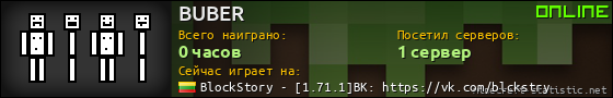 Юзербар 560x90 для BUBER