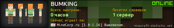 Юзербар 560x90 для BUMKING