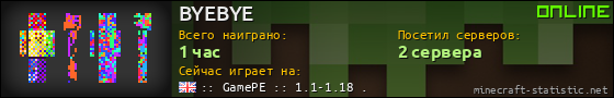 Юзербар 560x90 для BYEBYE