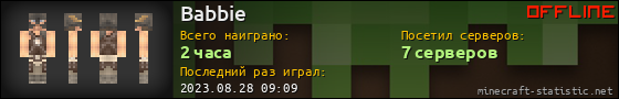Юзербар 560x90 для Babbie