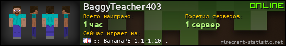 Юзербар 560x90 для BaggyTeacher403