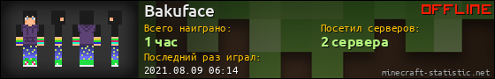 Юзербар 560x90 для Bakuface