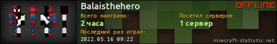 Юзербар 560x90 для Balaisthehero