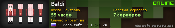 Юзербар 560x90 для Baldi