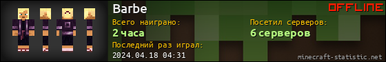 Юзербар 560x90 для Barbe