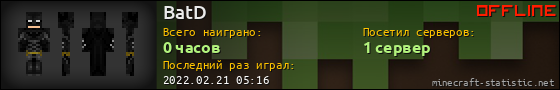 Юзербар 560x90 для BatD