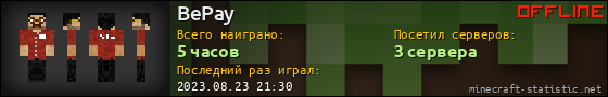 Юзербар 560x90 для BePay