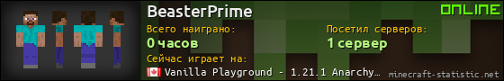 Юзербар 560x90 для BeasterPrime