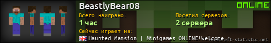 Юзербар 560x90 для BeastlyBear08