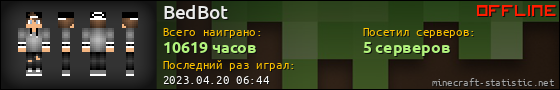 Юзербар 560x90 для BedBot