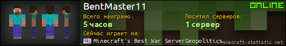 Юзербар 560x90 для BentMaster11