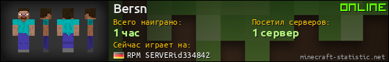 Юзербар 560x90 для Bersn